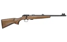 CZ 457 Scout .22LR Bolt-Action Rimfire Rifle with 16.5" Threaded Barrel, Beechwood American-Style Stock, and Adjustable Iron Sights