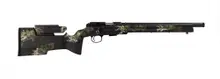 CZ 457 Varmint Precision Trainer MTR .22 LR, 16.2" Threaded Barrel, 5-Round, Manners Camo Stock, Right Hand (02355)