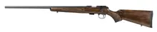 CZ 457 American LH .22LR 24.5" Left Hand Bolt Action Rifle with Blued Barrel and Walnut Stock