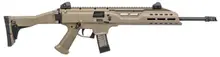 CZ Scorpion EVO 3 S1 Carbine 9mm, 16.2" Barrel, Flat Dark Earth, Folding Adjustable Stock, Muzzle Brake, 10 Round Capacity, Model 08542