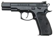 CZ 75 Omega Convertible 9mm Luger, 4.6" Barrel, Black Finish, Polymer Grip, 10+1 Round, Railed Steel Slide