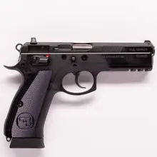 CZ 75 SP-01 9MM 4.60" 18RD Black Semi-Automatic Pistol with Night Sights and Rubber Grip