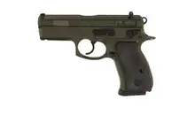 CZ-USA CZ 75 P-01 9MM Luger 3.8" 14+1 OD Green Polycoat with Black Rubber Grip