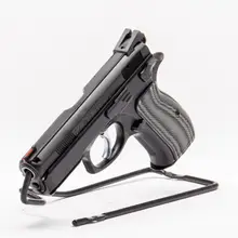CZ-USA 75 P-01 9MM Compact Semi-Automatic Pistol, 3.75" Barrel, 15-Round, Black Polycoat, Decocker, Fixed Sights, Rubber Grips - 91199