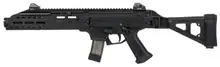 CZ Scorpion EVO 3 S1 91354 9mm Luger 7.72" Semi-Automatic Pistol with Folding Brace and Flash Can