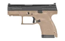 CZ P-10 S Subcompact 9mm 3.5" Barrel Flat Dark Earth Pistol with 12 Rounds - 91561