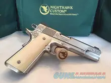 Nighthawk Custom VIP Government .45 ACP Engraved Pistol with Giraffe Grips