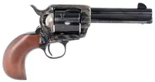 Taylor's & Company 1873 Cattleman Birdshead .45 LC Revolver with 4.75" Blued Barrel, Case Hardened Frame, and Walnut Grip, 6 Rounds - OG1415