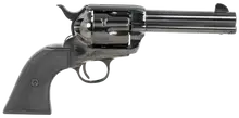 Taylor's & Company 1873 Cattleman .45 Colt SAO Revolver, 4.75" Blued Steel Barrel, Black Checkered Grip, 6-Round Capacity