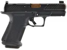 Shadow Systems MR920 Combat 9mm Semi-Automatic Pistol with 4" Unthreaded Bronze Barrel, Optic Ready, Black Finish - SS-1005