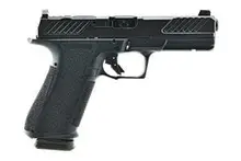 Shadow Systems DR920 Combat 9mm Semi-Automatic Pistol, 4.5" Unthreaded Black Barrel, 17 Rounds, Optic Ready, Tritium Night Sights, Black Polymer Frame - SS-2006