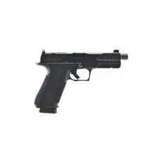 Shadow Systems DR920 Combat 9mm 5" Barrel Optic Ready Pistol with Threaded Barrel and Night Sights, 10 Rounds - Black (SS-2032)