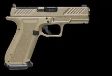 Shadow Systems XR920 Combat 9MM 4" Barrel Semi-Auto Pistol with Optic Cut and Front Night Sight - Flat Dark Earth Cerakote, 17 Rounds