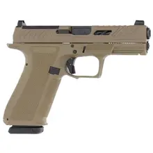 Shadow Systems XR920 Elite 9mm FDE Semi-Automatic Pistol with Optic Cut and Unthreaded Black Barrel