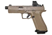 Shadow Systems DR920 Elite 9mm FDE Semi Auto Pistol with 5" Barrel, Optic, and 17 Rounds Capacity