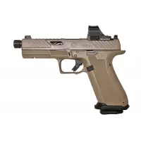 Shadow Systems DR920 Elite 9MM 5" Threaded Barrel 10+1 Rounds with Holosun Package - Black/FDE