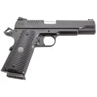 Wilson Combat ACP Full-Size 45 Auto 5" Black Armor-Tuff Carbon Steel Pistol with G10 Eagle Claw Grips - 8+1 Rounds