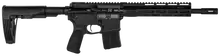 Wilson Combat TRPEP556BL Protector Elite Pistol 223 REM/5.56 NATO 11.30" with Black Armor-Tuff Tailhook Brace Stock and BCM Starburst Gunfighter Grip