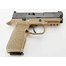 SIG / WILSON COMBAT P320 CARRY 9MM LUGER PISTOL ACTION TUNE CURVED TRIGGER TAN