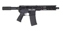 Diamondback DB15 Semi-Automatic AR Pistol, 5.56x45mm NATO, 10" Barrel, 30-Round, Black - DB1915K001