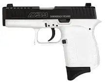 Diamondback Firearms DB9 9MM DAO B 6RD Black Slide/White Frame