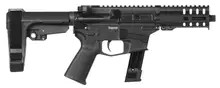 CMMG Banshee 300 MK17 9MM Luger 5" 21+1 Round Graphite Black Cerakote Receiver with 6 Position Ripbrace Stock