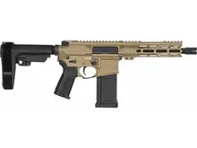 CMMG Banshee MK4 5.7x28mm 8" 40RD Ripbrace Pistol - Coyote Tan