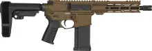 CMMG Banshee MK4 Pistol 5.7x28mm, 8" Barrel, 40 Rounds, Ripbrace, Midnight Bronze