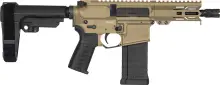 CMMG Banshee MK4 5.7x28mm 5" Coyote Tan Pistol with Ripbrace, 40-Round Capacity