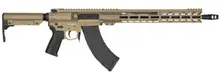 CMMG Resolute MK47 Semi-Automatic 7.62x39mm Rifle with 16.1" Barrel, 30 Rounds - Coyote Tan