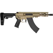 CMMG Banshee MK47 7.62x39mm 8" Coyote Tan Pistol with 30rd Tube