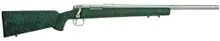 Remington 700 5-R Bolt Action Rifle, .308 Win, 20" Stainless Threaded Barrel, Black/Green Webbing HS Precision Stock, 4 Rounds, Right Hand