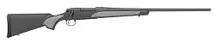 Remington 700 SPS Bolt Action Rifle, .300 Win Mag, 26" Barrel, Matte Blued Finish, Black Synthetic Stock with Gray Panels, 3+1 Capacity