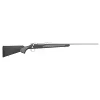 Remington 700 SPS Stainless 223 Rem, 24" Barrel, Right Hand Bolt-Action Rifle, Matte Black with Gray Panels Synthetic Stock, 5-Round Capacity