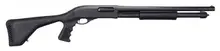 Remington 870 Tactical 12 Gauge Pump-Action Shotgun with 18.5" Barrel and Synthetic Pistol Grip Stock - Black
