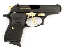 Bersa Thunder 380 ACP Matte Black Pistol with Gold Accents, 3.5" Barrel, 8 Rounds
