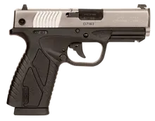 BERSA BP9CC Concealed Carry 9MM Luger, 3.3" Barrel, Duo Tone, 8+1 Rounds, with Nickel Slide & Polymer Grip