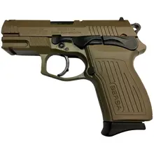 BERSA TPR Compact 9MM Luger Pistol, 13+1 Rounds, 4.1" Black Barrel, Flat Dark Earth Slide & Frame with Picatinny Rail and Polymer Grips