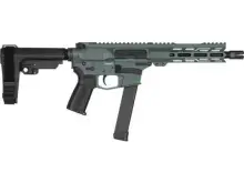 CMMG Banshee MKGS 9MM 8" Pistol with 33RD Ripbrace in Charcoal Grey