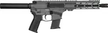 CMMG Banshee MK57 Pistol 5.7x28mm, 8" Barrel, 20-Rounds, Tungsten, M-LOK Handguard, Buffer Tube Brace