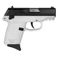 SCCY CPX-1 Gen3 9mm Luger Pistol - 10+1 Rounds, 3.1" Barrel, Black Nitride SS Slide, White Polymer Frame with Safety