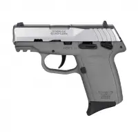 SCCY CPX-1 Gen 3 9MM Luger Pistol with 3.1" Stainless Steel Barrel, Gray Polymer Grip, 10 Round Capacity, and Ambidextrous Safety