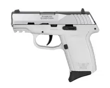 SCCY CPX-2 Gen 3 9MM Stainless/White Pistol, 3.1" Barrel, 10-Round, No Safety