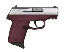 SCCY CPX-2 Gen 3 9MM Luger 3.1" Stainless/Crimson Semi-Auto Pistol - 10 Rounds, No Safety