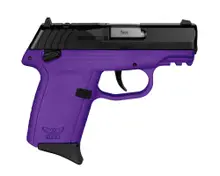 SCCY Industries CPX-1 Gen3 9MM Luger Pistol, 3.1" Barrel, Black Nitride SS Slide, Purple Polymer Grip, 10 Rounds, Red Dot Ready