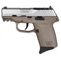 SCCY CPX-2 Gen 3 9MM Luger Pistol, 3.1" Stainless Steel Barrel, 10 Rounds, Flat Dark Earth Polymer Grip, Picatinny Rail, Optics Ready
