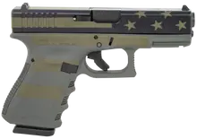 Glock G23 Gen3 Compact 40 S&W, 4.02" Barrel, 13 Round Capacity, Operator Flag Cerakote Finish, Semi-Automatic Handgun