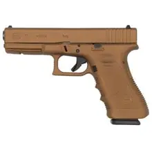Glock 17 Gen3 9mm, 4.49" Barrel, Burnt Bronze, 17rd Full-Size Pistol
