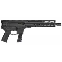 CMMG Dissent MK17 9MM Luger AR-Style Pistol, 10.5" Barrel, 21-Rounds, Black, M-LOK Handguard, Picatinny Brace Adapter, Triggertech Trigger
