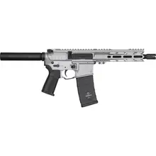 CMMG Banshee MK4 9MM 8" AR-15 Pistol with RDB/9ARC Pistol Tube - Titanium Gray
